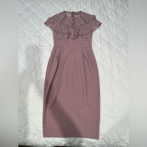 The brand is ASOS. The size is 2, and the color is pink.